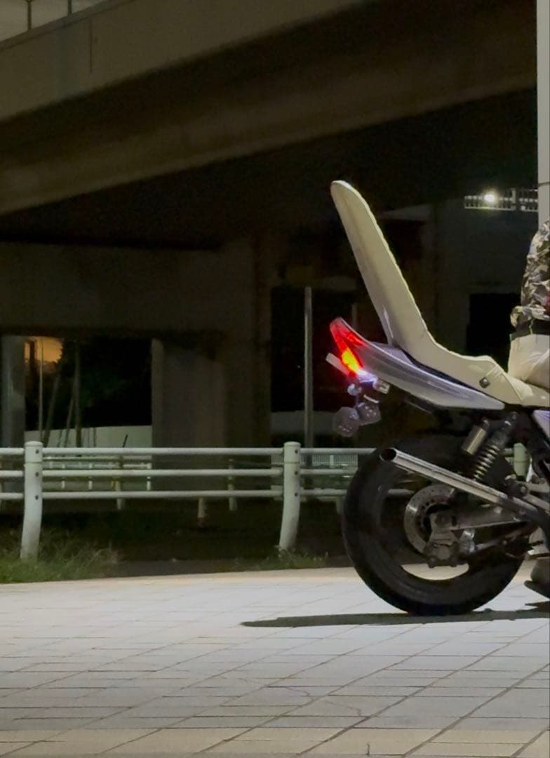 xjr用スネーク管 ブラック ワンオフ延長ハス切り