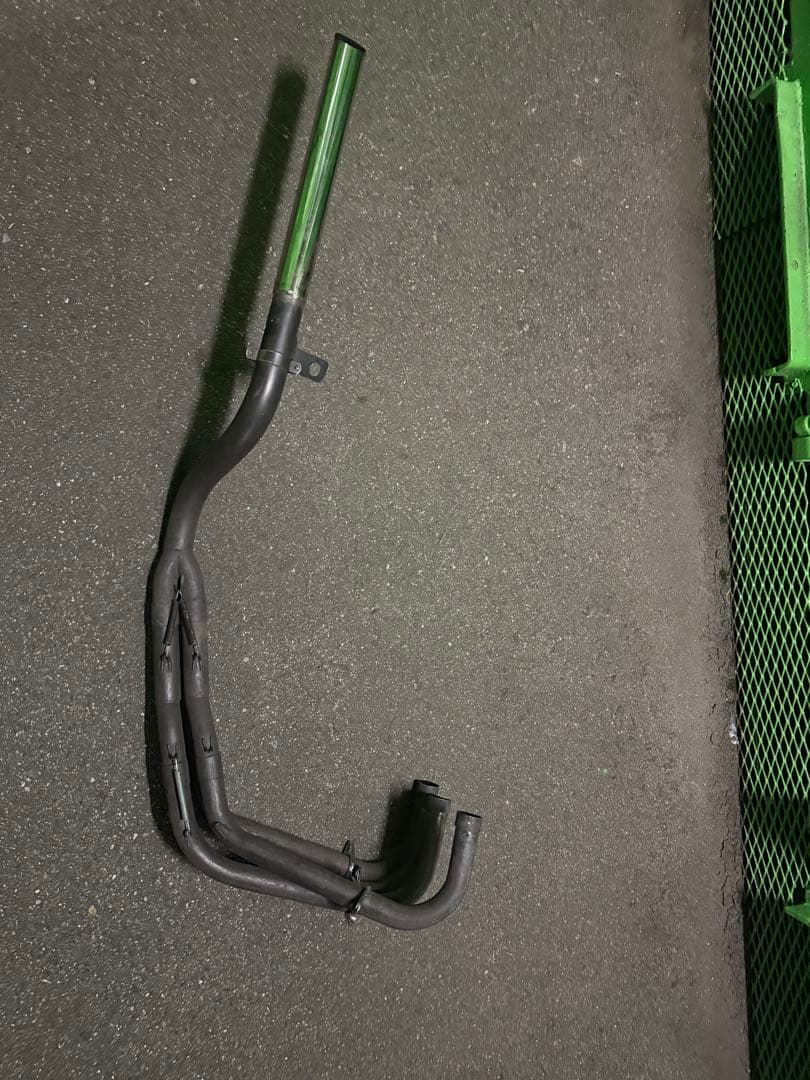 xjr用スネーク管 ブラック ワンオフ延長ハス切り