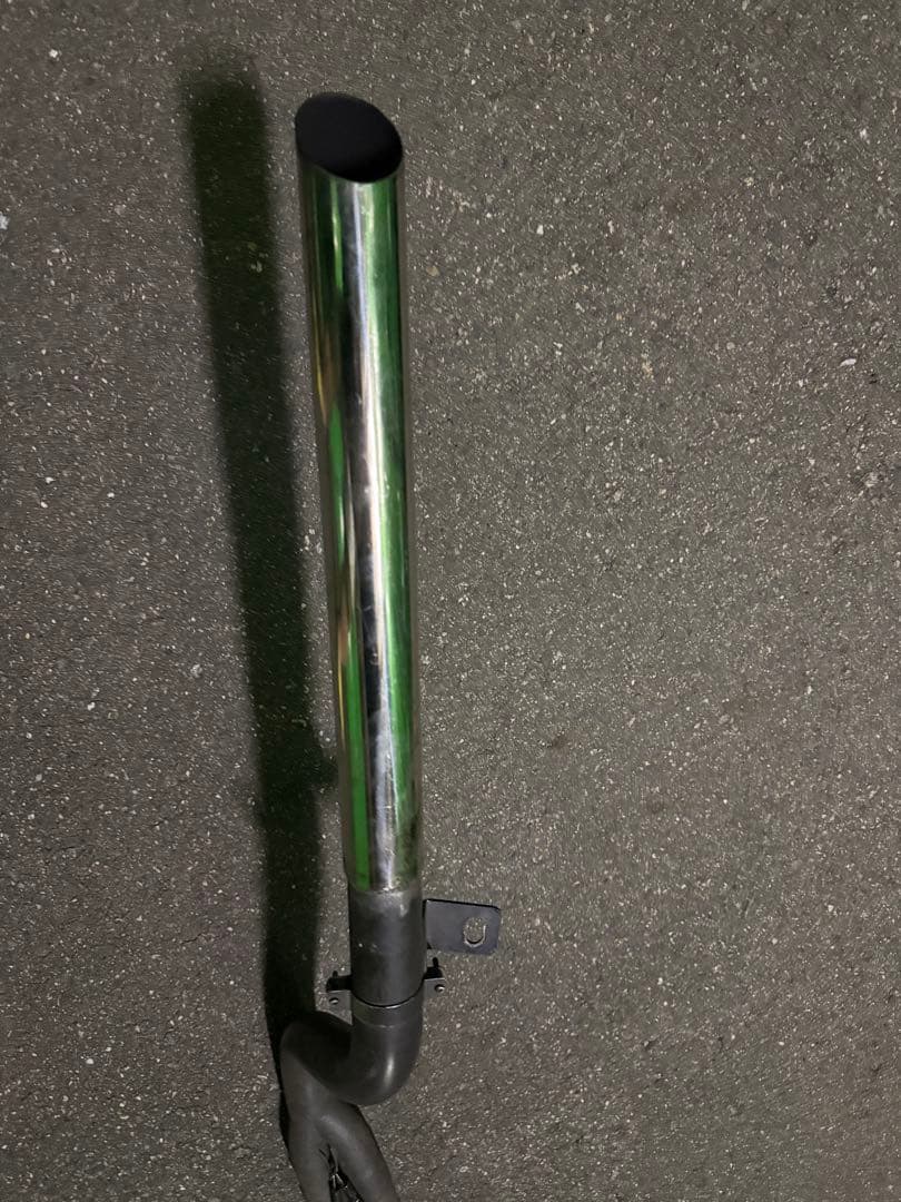 xjr用スネーク管 ブラック ワンオフ延長ハス切り