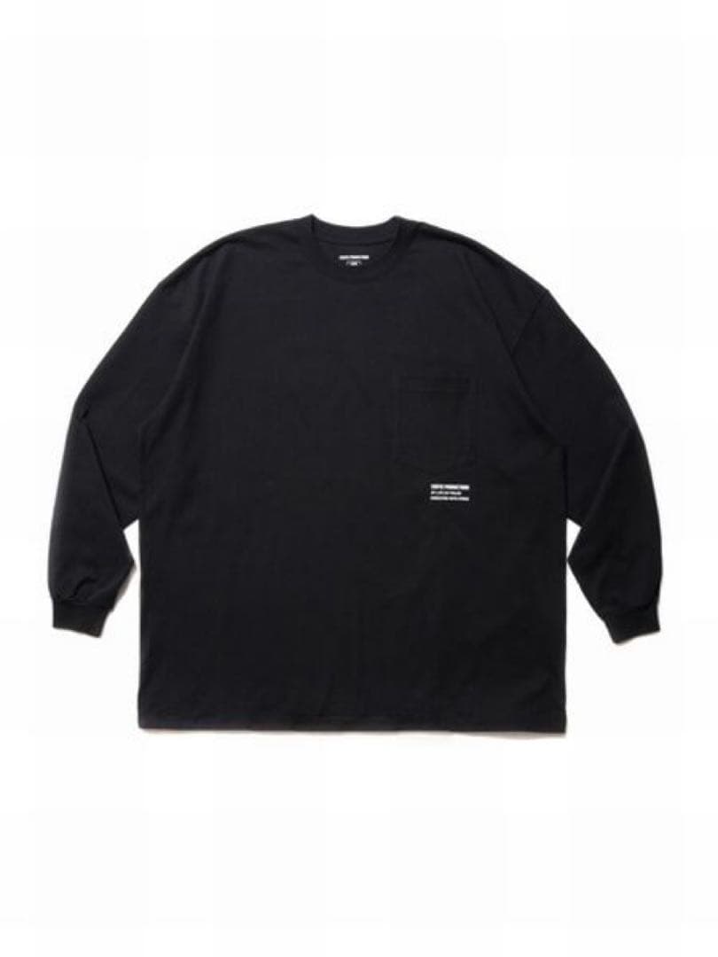 新品 COOTIE エラーフィットL/S Tee ブラック Lサイズ ロンT