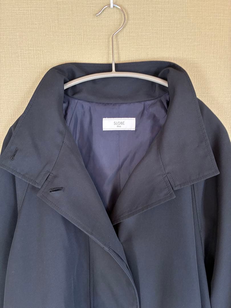 2025SS SLOBE IENA 撥水テントラインコート ネイビー