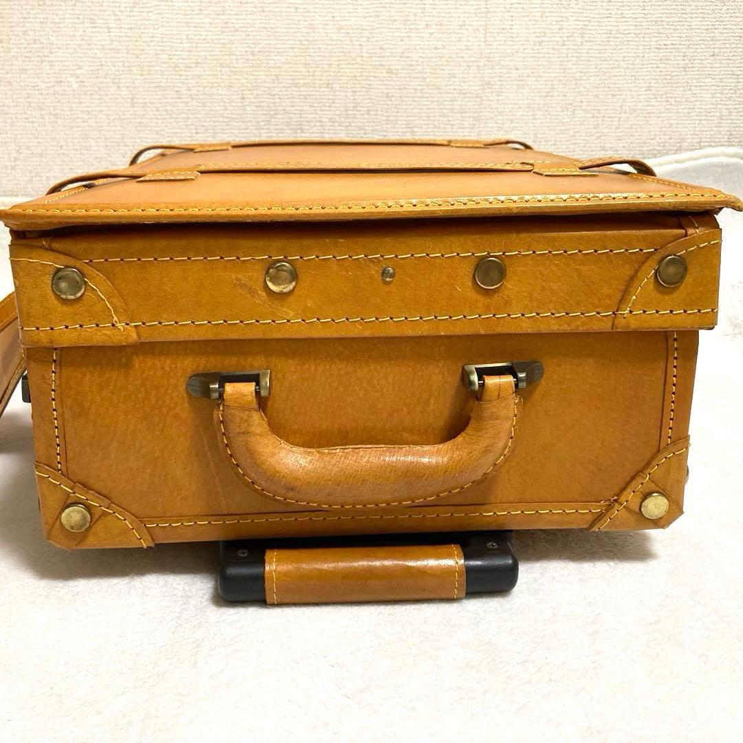 【良品】 ユーラシアトランク シフレ キャリーバッグ トランク キャメル