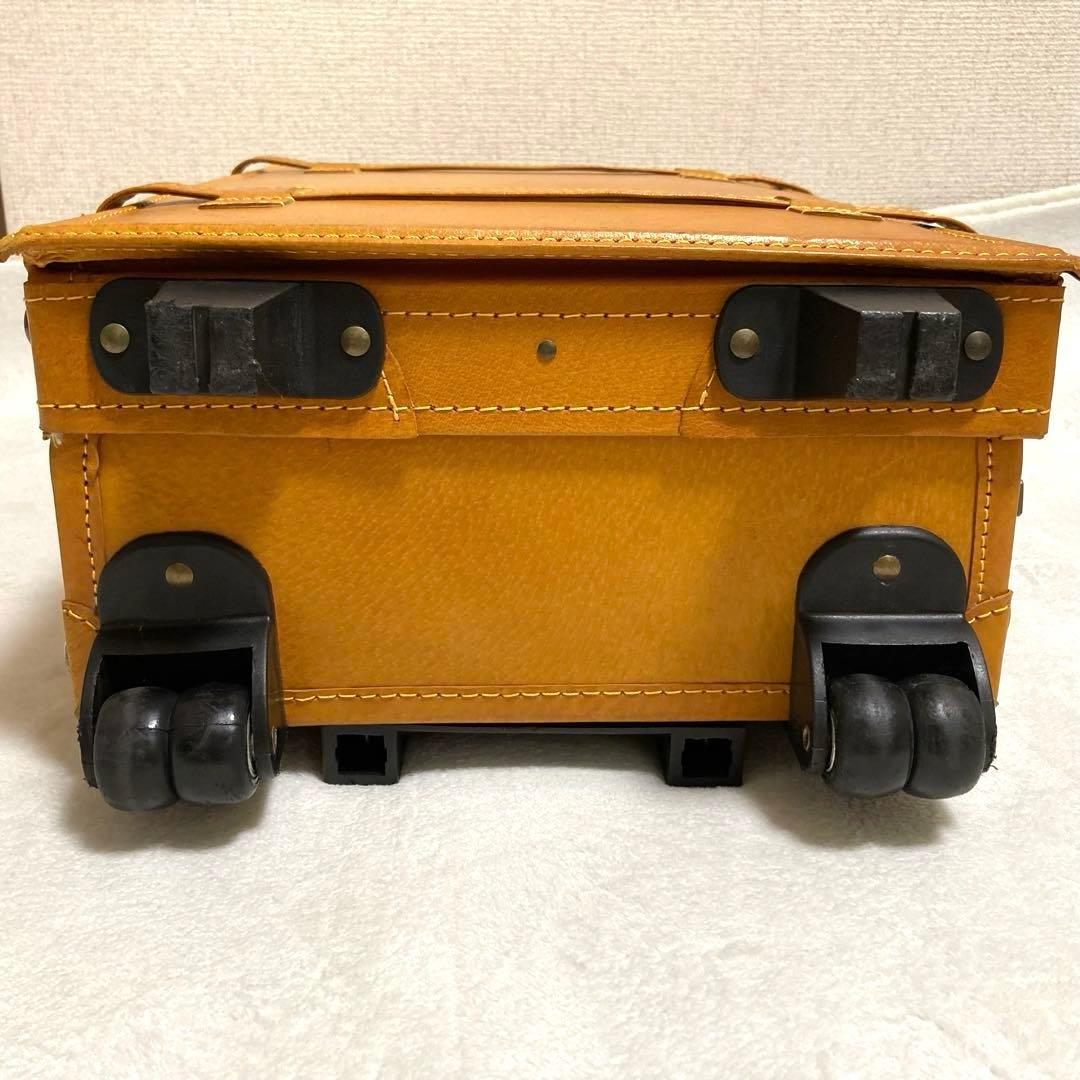 【良品】 ユーラシアトランク シフレ キャリーバッグ トランク キャメル