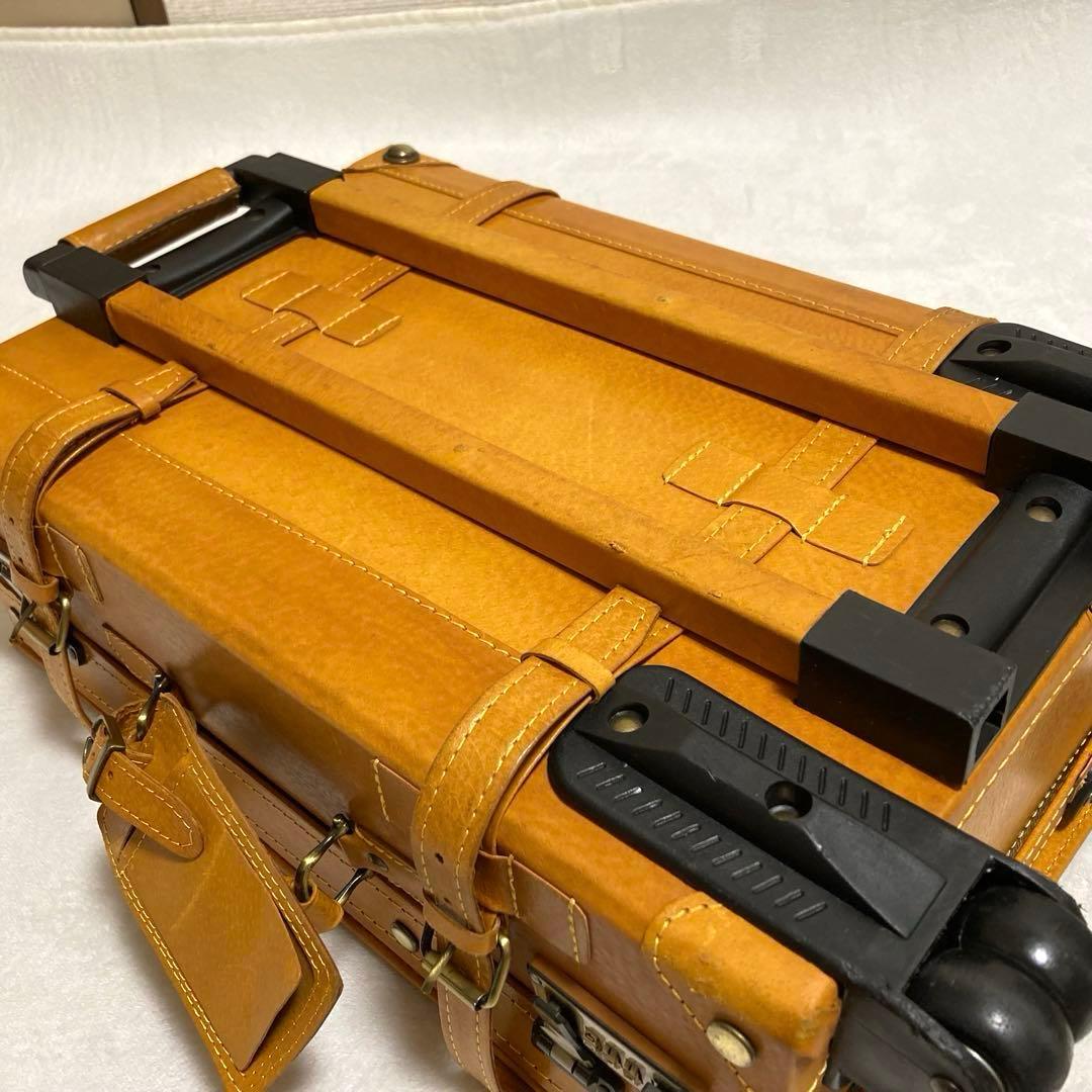 【良品】 ユーラシアトランク シフレ キャリーバッグ トランク キャメル