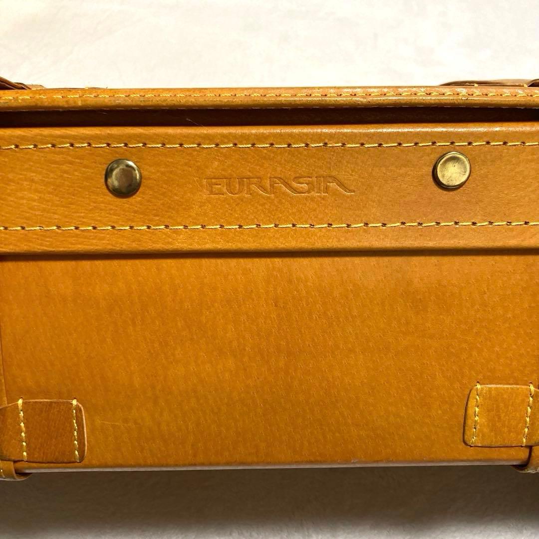 【良品】 ユーラシアトランク シフレ キャリーバッグ トランク キャメル