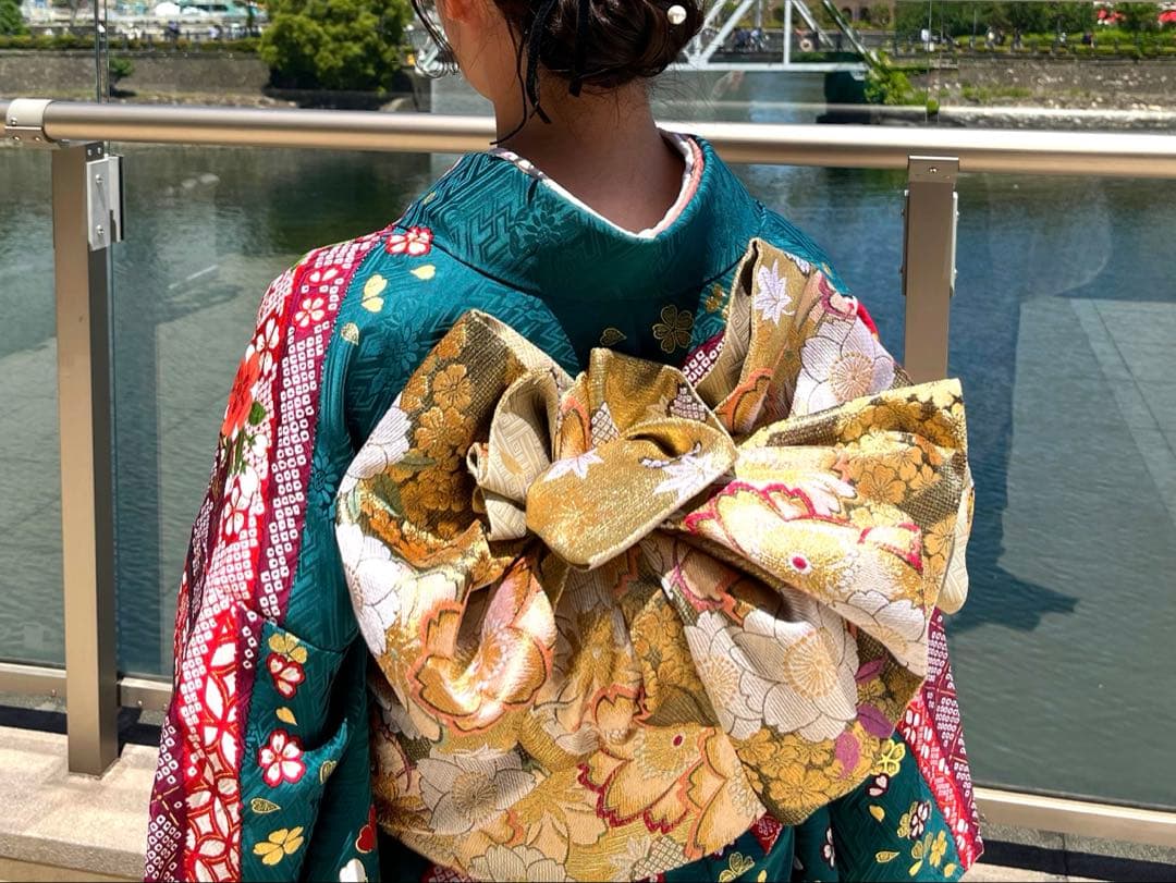 振袖フルセット　成人式　草履&バッグ　着付け小物付き