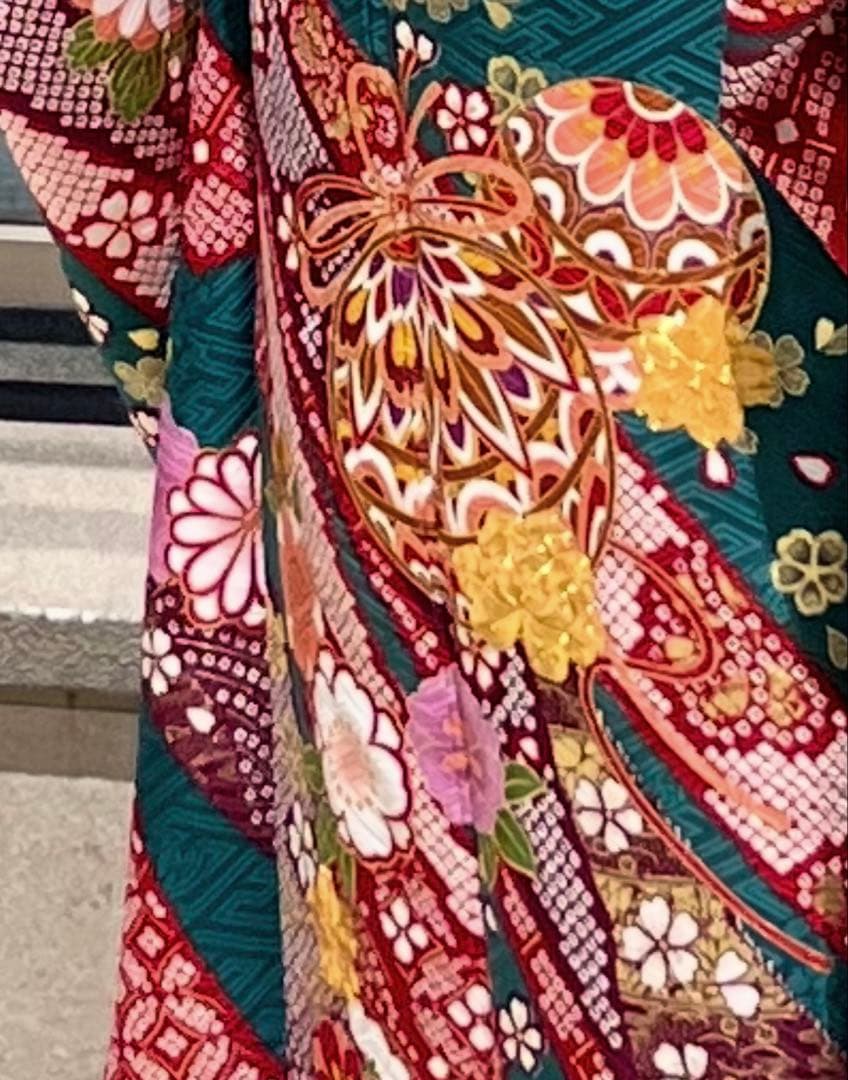 振袖フルセット　成人式　草履&バッグ　着付け小物付き