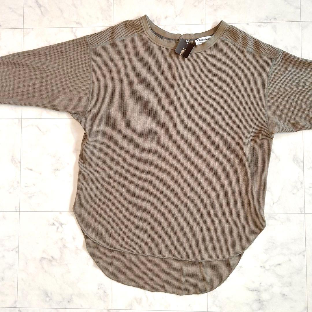 タグ付 アメリカーナ アパルトモン別注 バックヘンリーネックサーマルプルオーバー