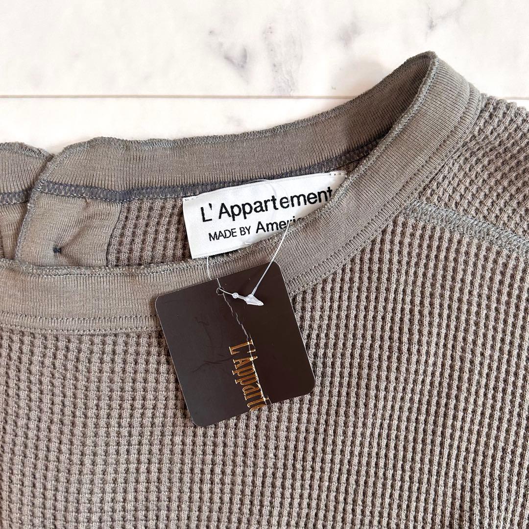 タグ付 アメリカーナ アパルトモン別注 バックヘンリーネックサーマルプルオーバー