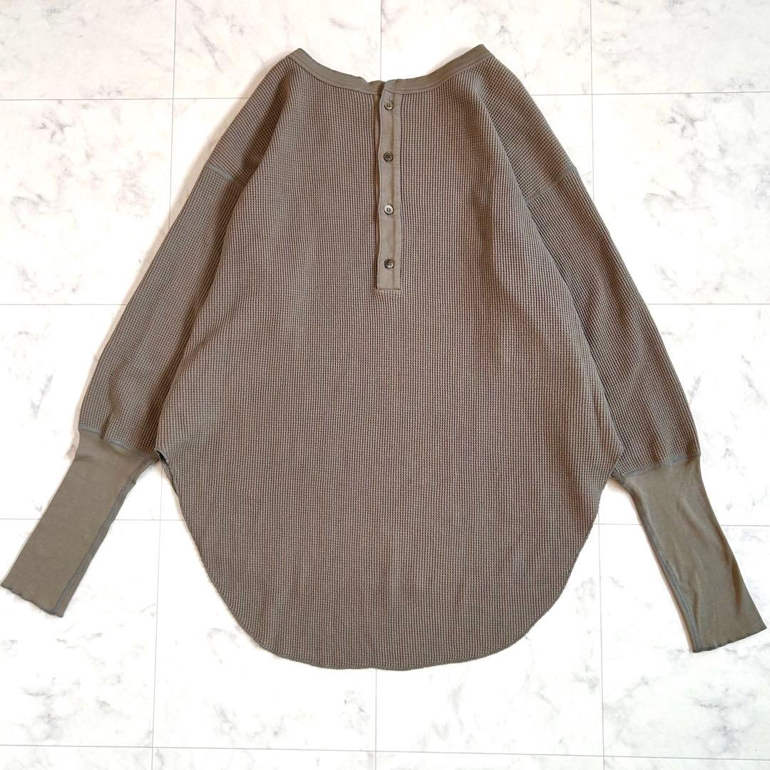 タグ付 アメリカーナ アパルトモン別注 バックヘンリーネックサーマルプルオーバー