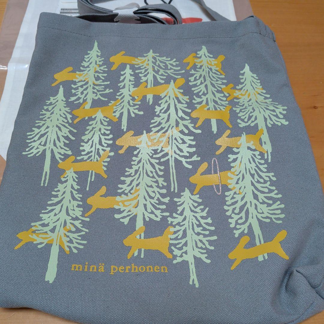 ミナペルホネン　非売品バッグ２個　casa付録,世田谷美術館つぐ展特典　値下最終