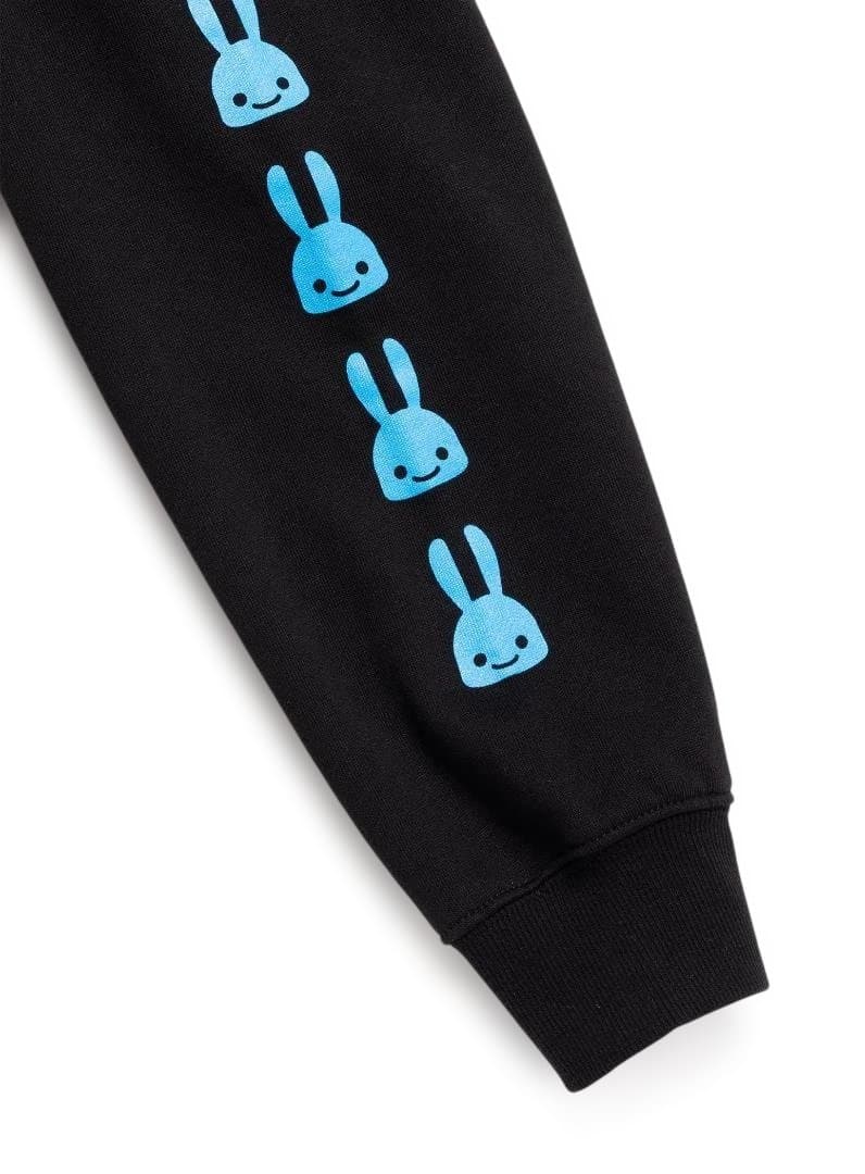 CUNE　リラックマコラボパーカー　ブラックレター