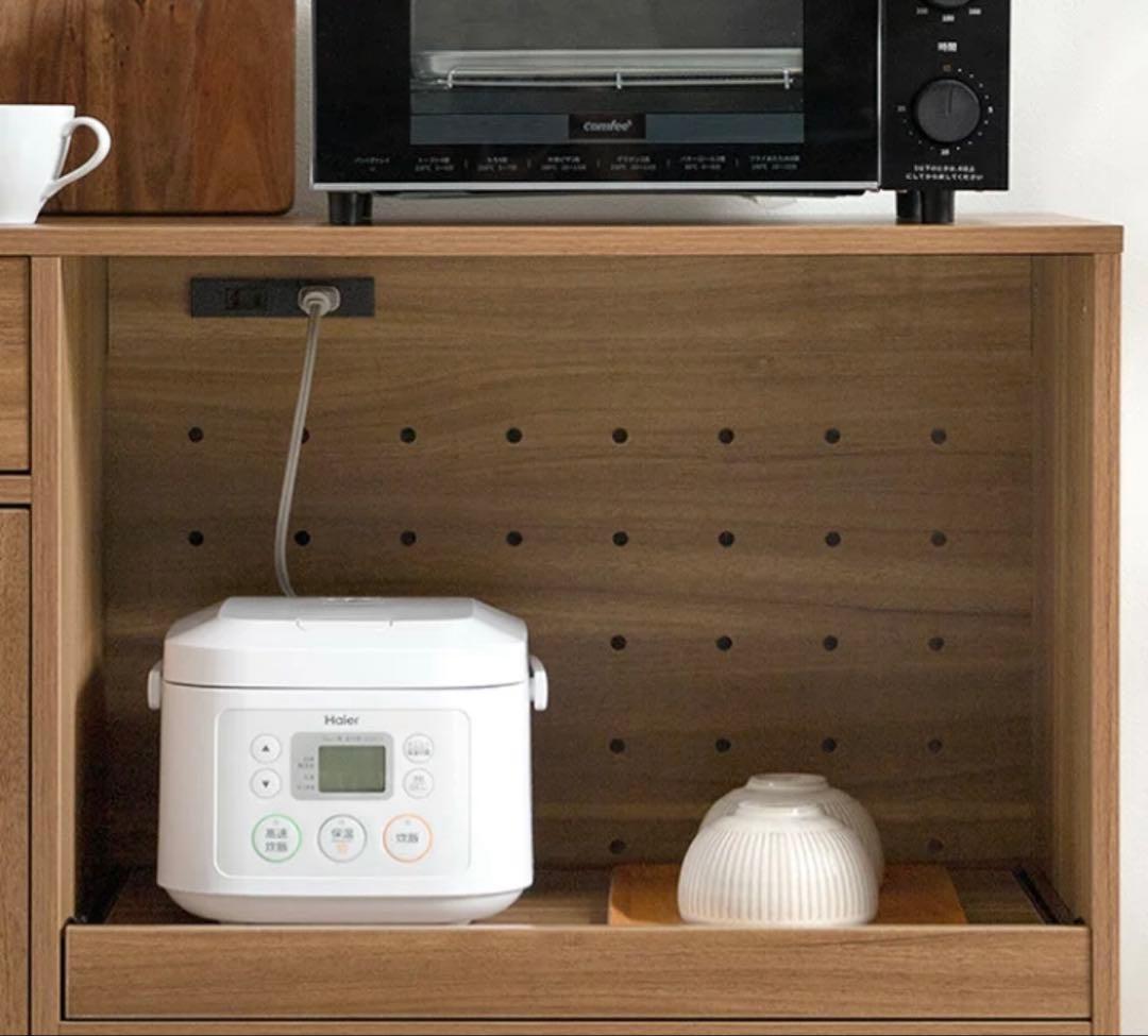 キッチン収納棚　木目調　組み立て済み