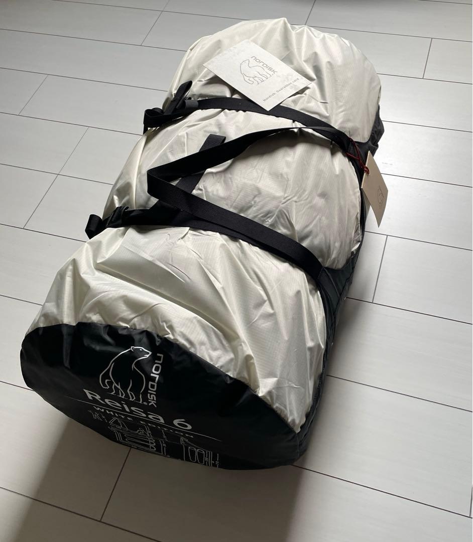 新品未使用　ノルディスク　レイサ6ホワイトエディション　薪キャリースタンドセット