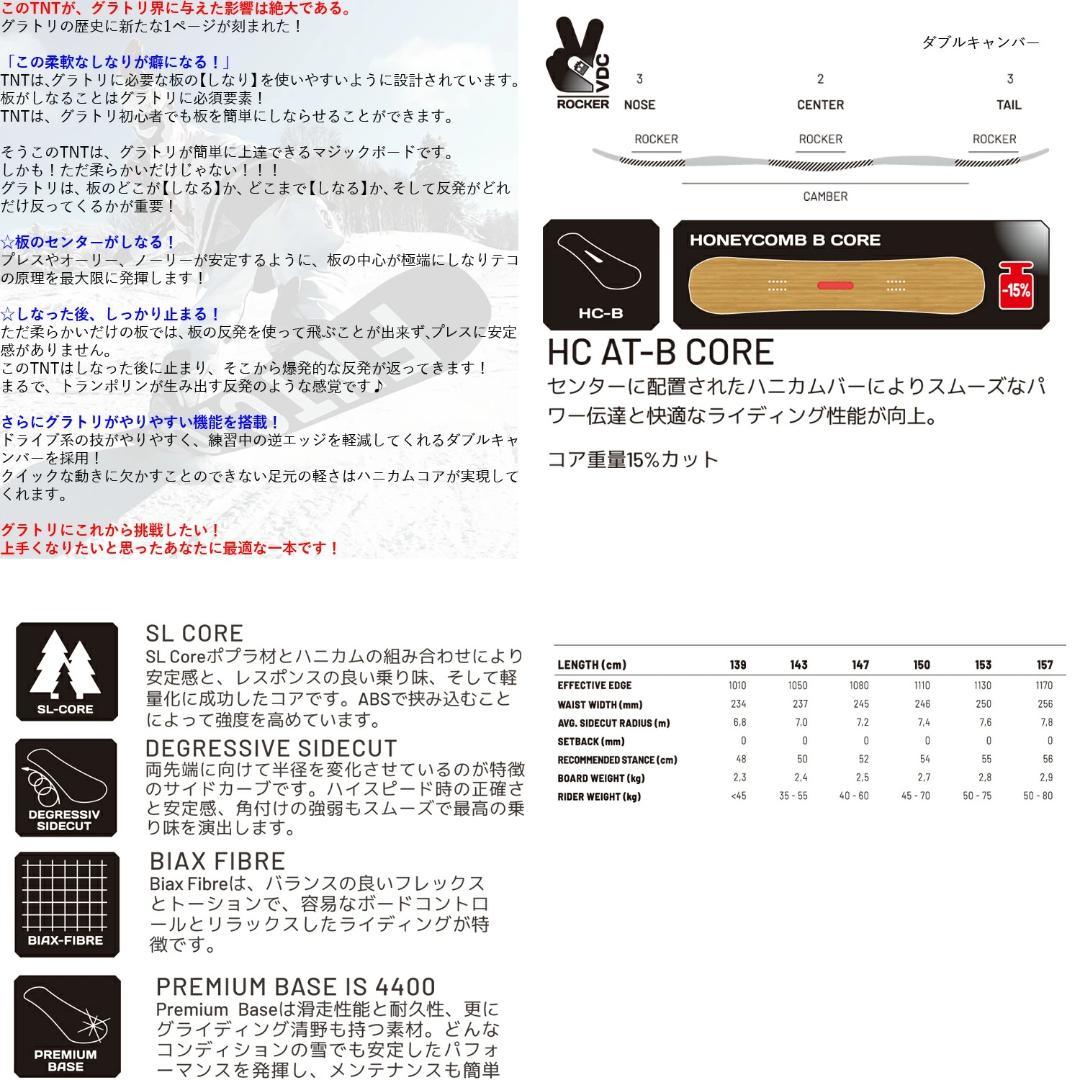 015FNTC TNTR 153FLUXメンズスノーボード初心者やグラトリセット