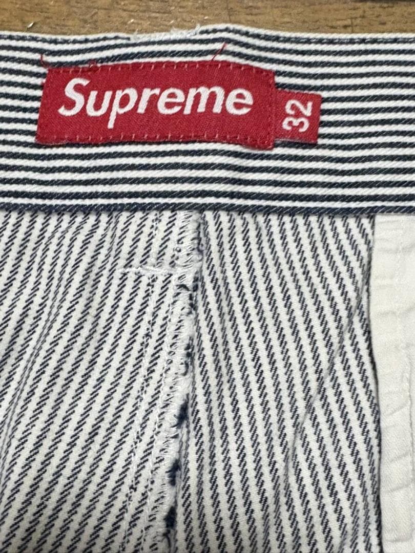 Supreme シュプリームヒッコリーチノワークパンツ 32 BJBE.AB