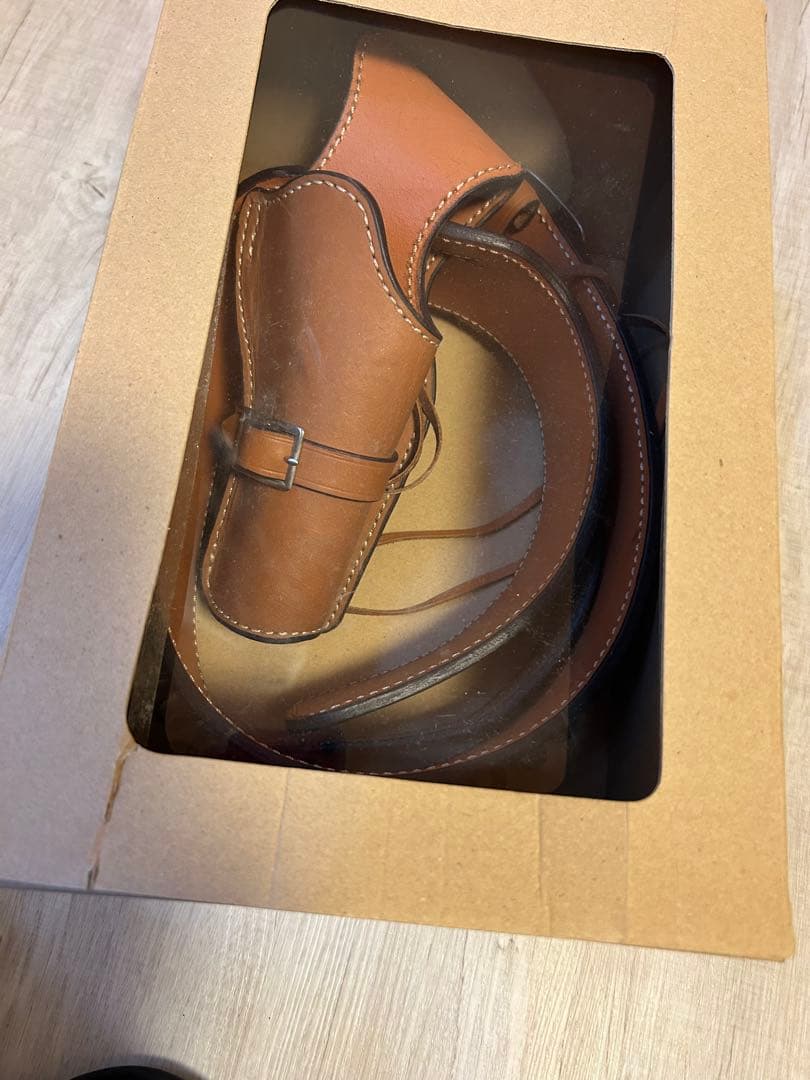 EastAウェスタンガンベルト 001-11 レザー