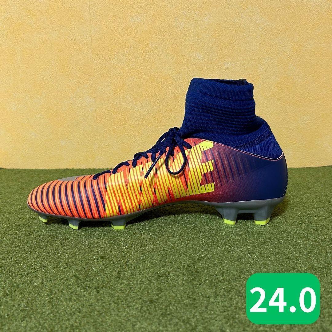 新品 サッカースパイク ナイキ マーキュリアル スーパーフライ FG 24.0