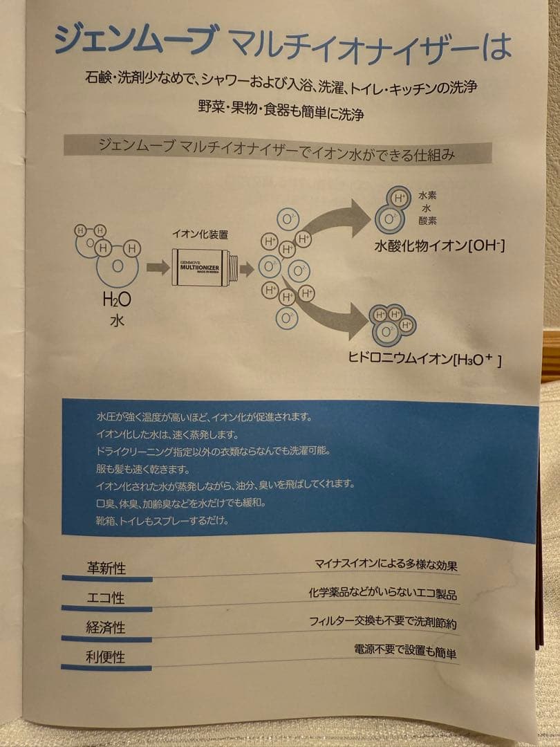 ジェンマジャパン　マルチイオナイザー　キッチン用