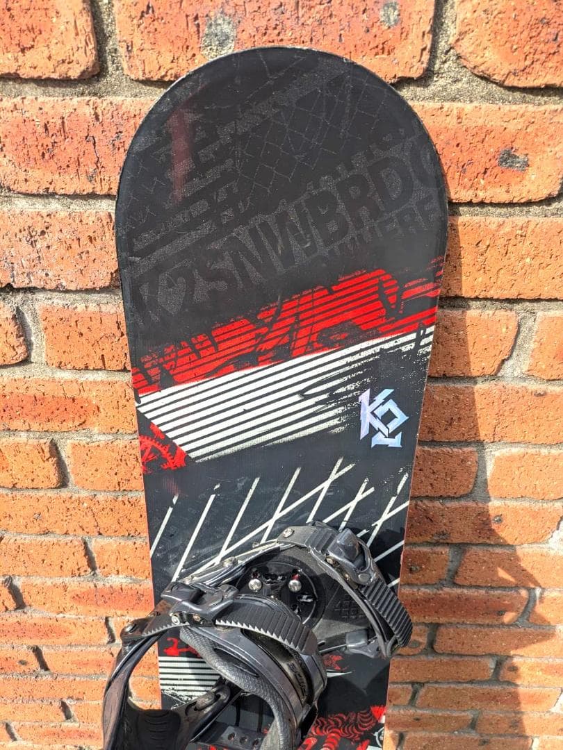 K2 スノーボード BRIGADE RIDEビィンディング付き 147cm