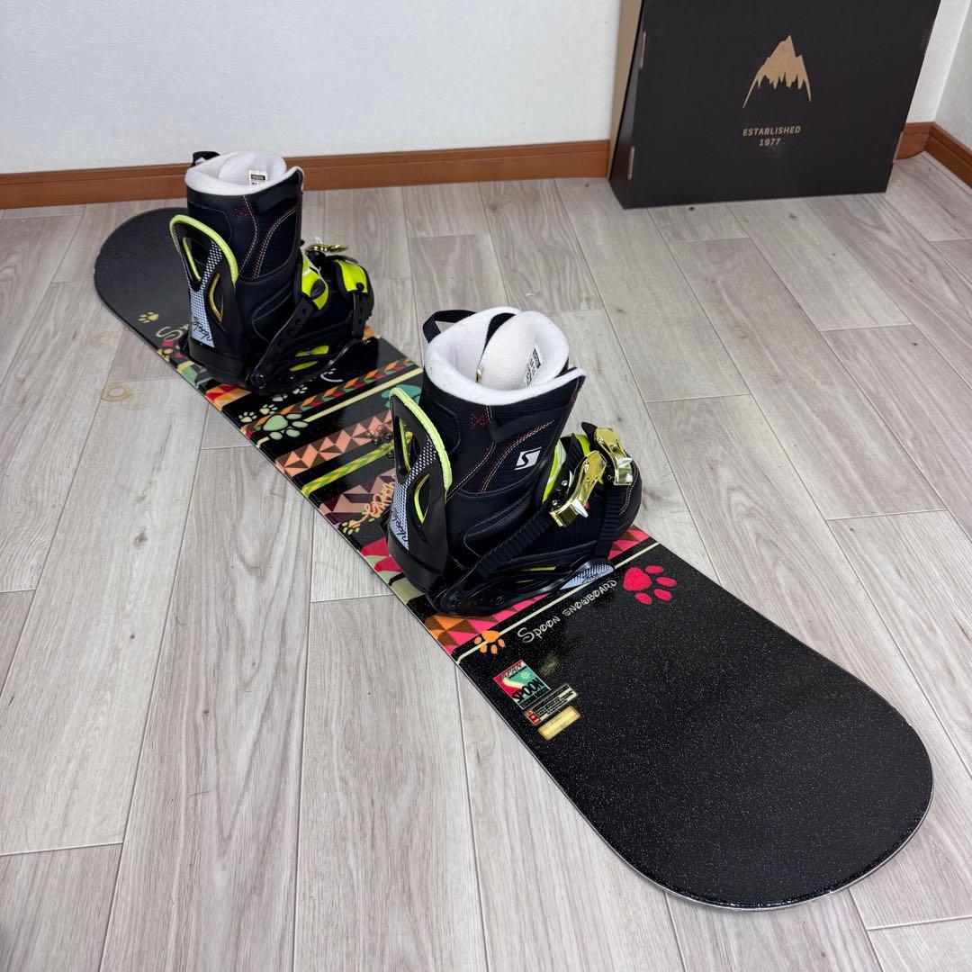 SPOON スノーボード 130cm ブーツ 23cm セット