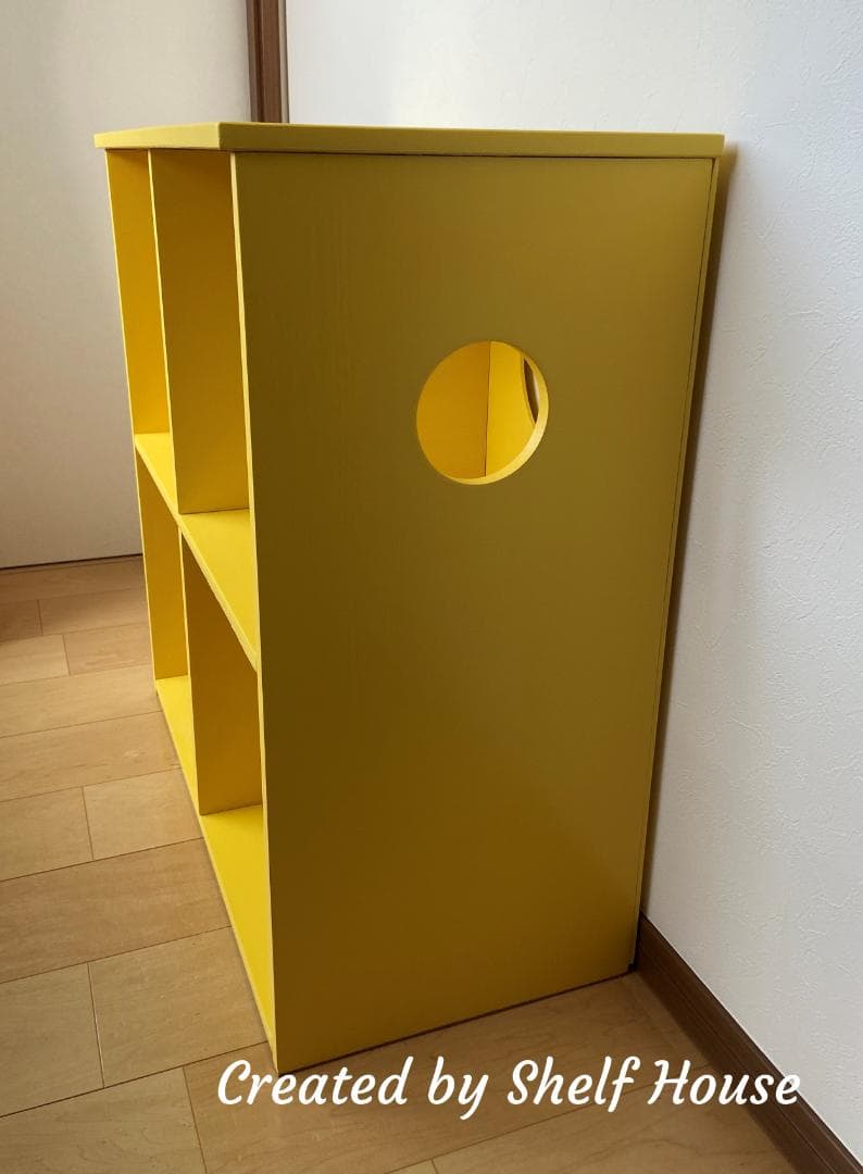 ひまわり スリム収納ラック ハンドメイド