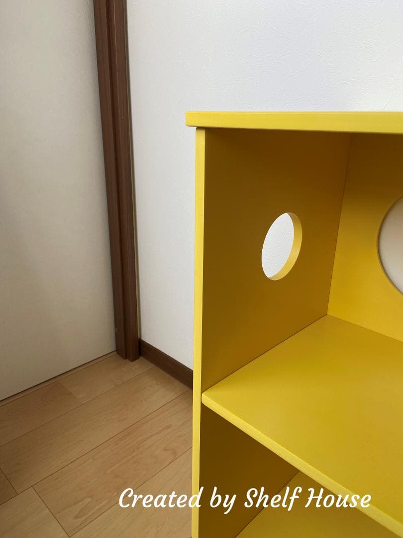 ひまわり スリム収納ラック ハンドメイド