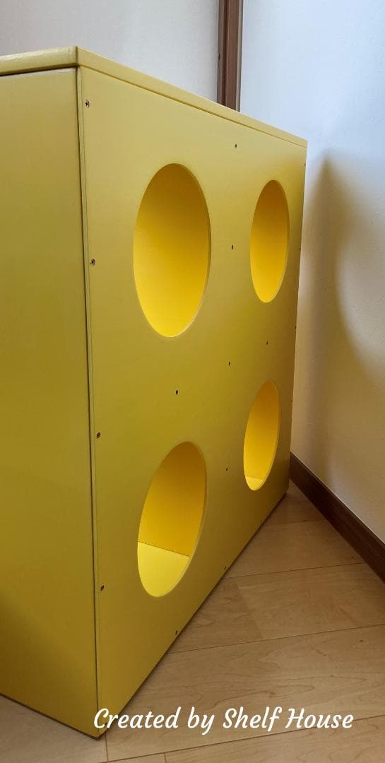 ひまわり スリム収納ラック ハンドメイド