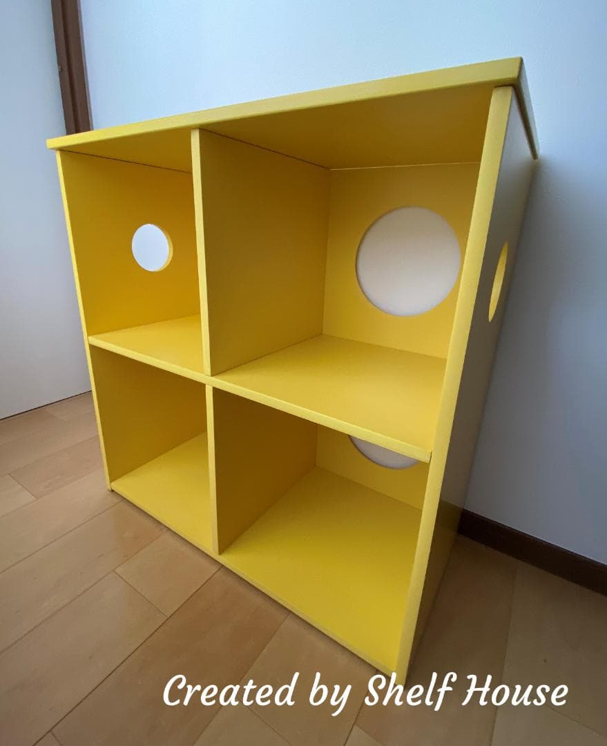 ひまわり スリム収納ラック ハンドメイド