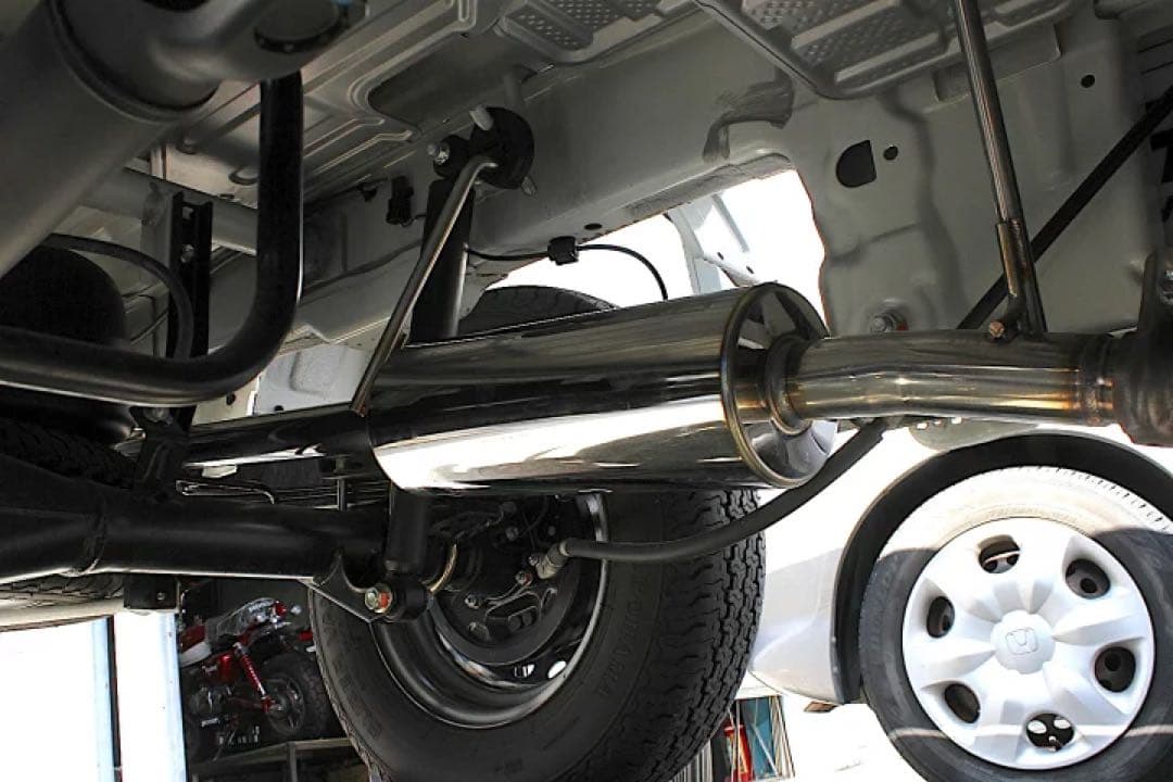 専用Bluefin スズキ キャリー 前期DA16T 車マフラー 砲弾型