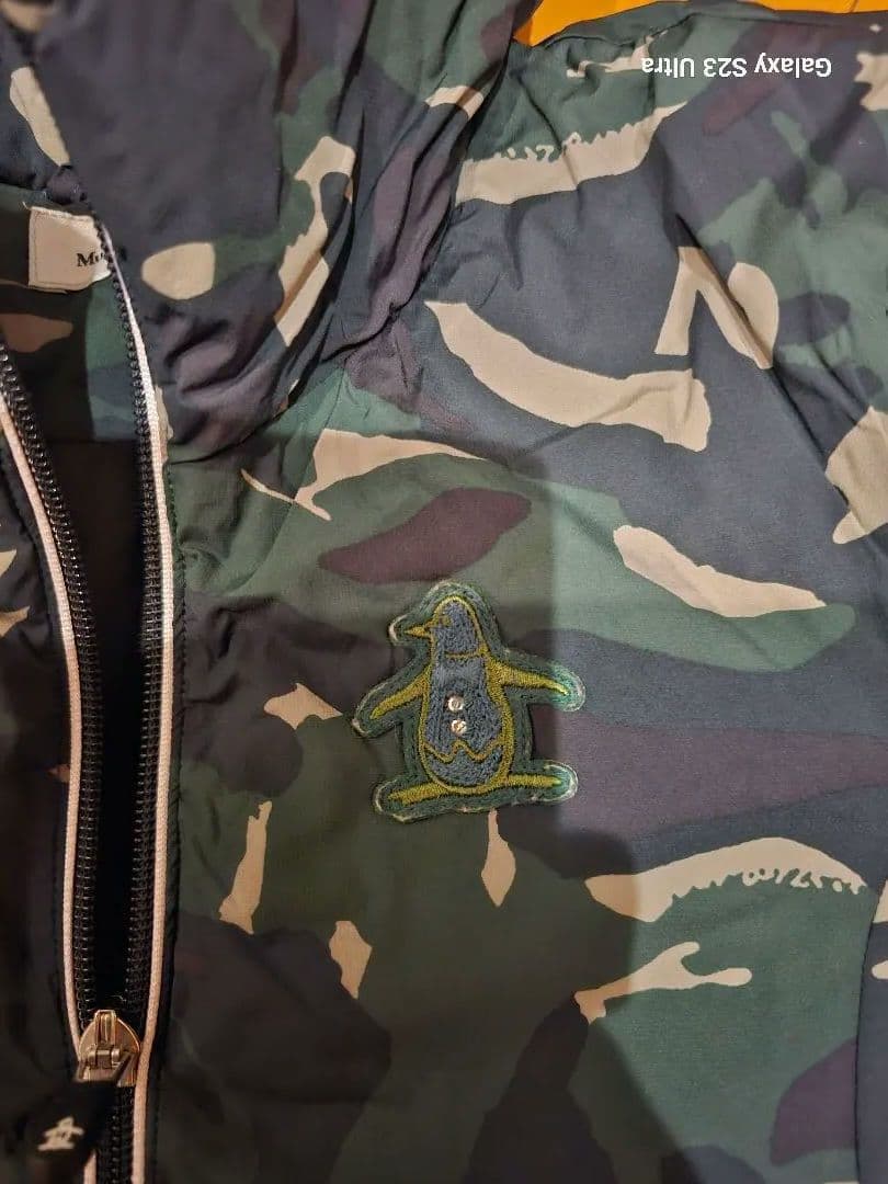 マンシングウェア　中綿ブルゾン　レディース　迷彩柄　Mサイズ