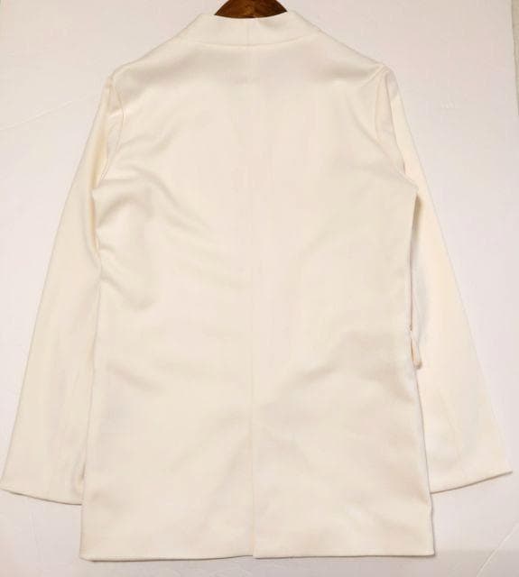 美品★anuans アニュアンス★ミドルレングススリットスリーブジャケット