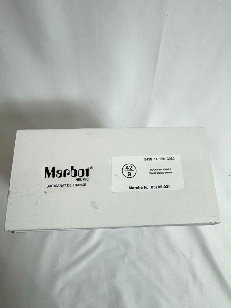 靴 Marbot / MOCCASIN SHOES - BEIGE SUEDE 27