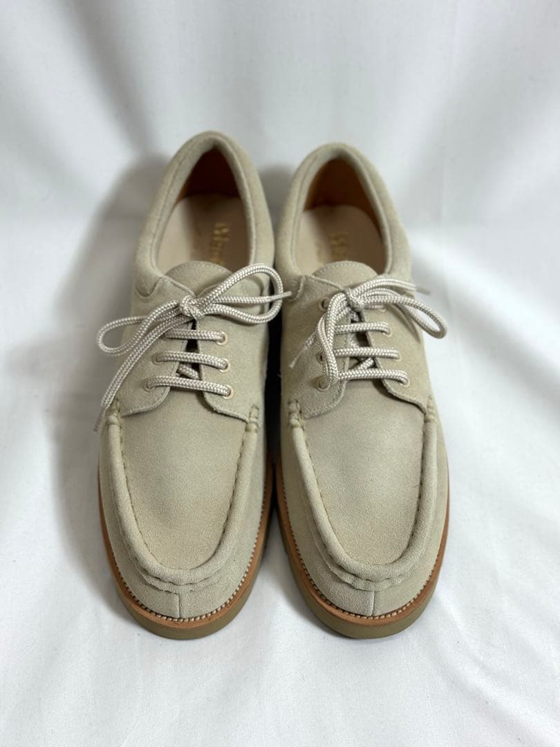 靴 Marbot / MOCCASIN SHOES - BEIGE SUEDE 27
