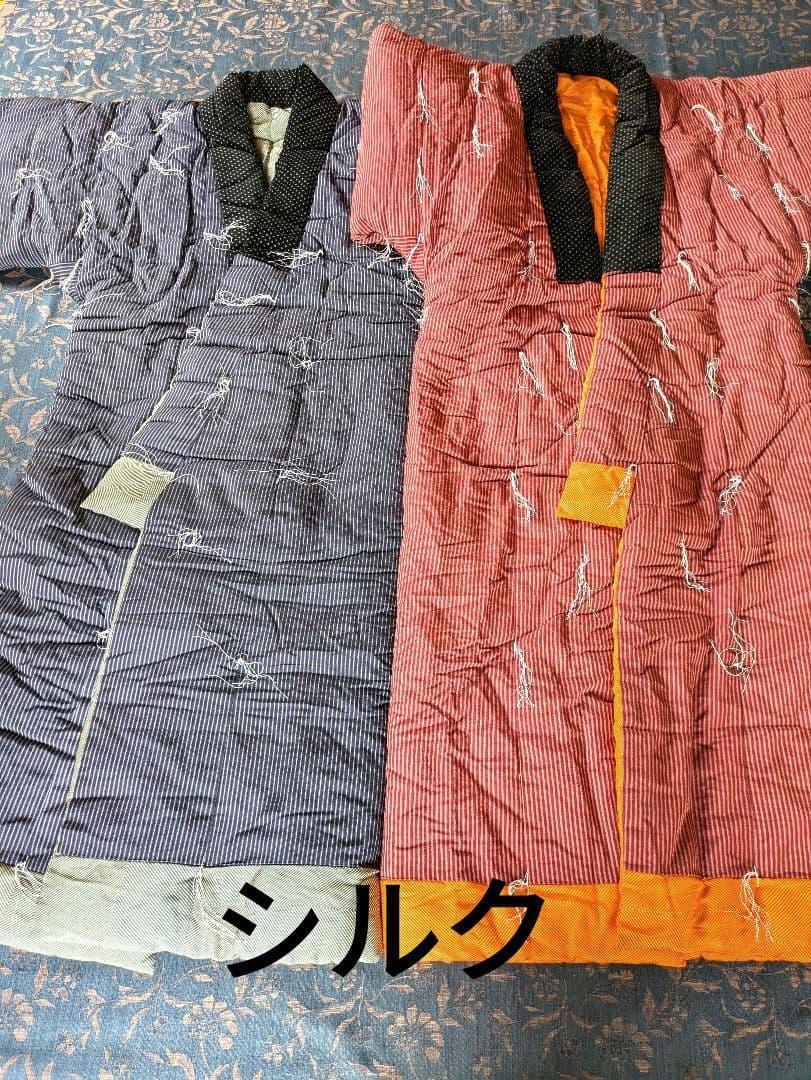 オーダーメイド　かいまき布団　シルク　新品