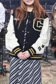 完売品 幾田りら さん着用　ウール ヴァーシティ ジャケット　CDK37