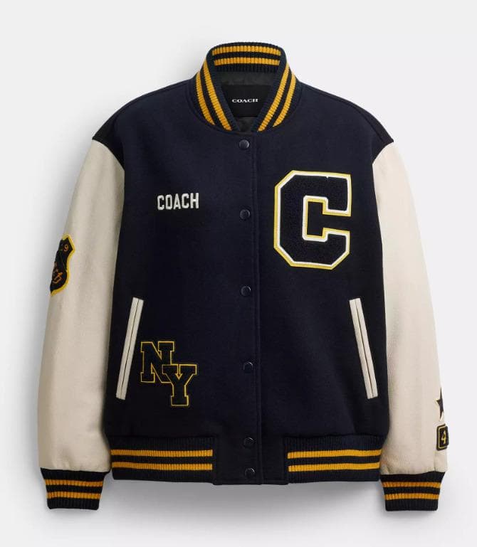 完売品 幾田りら さん着用　ウール ヴァーシティ ジャケット　CDK37