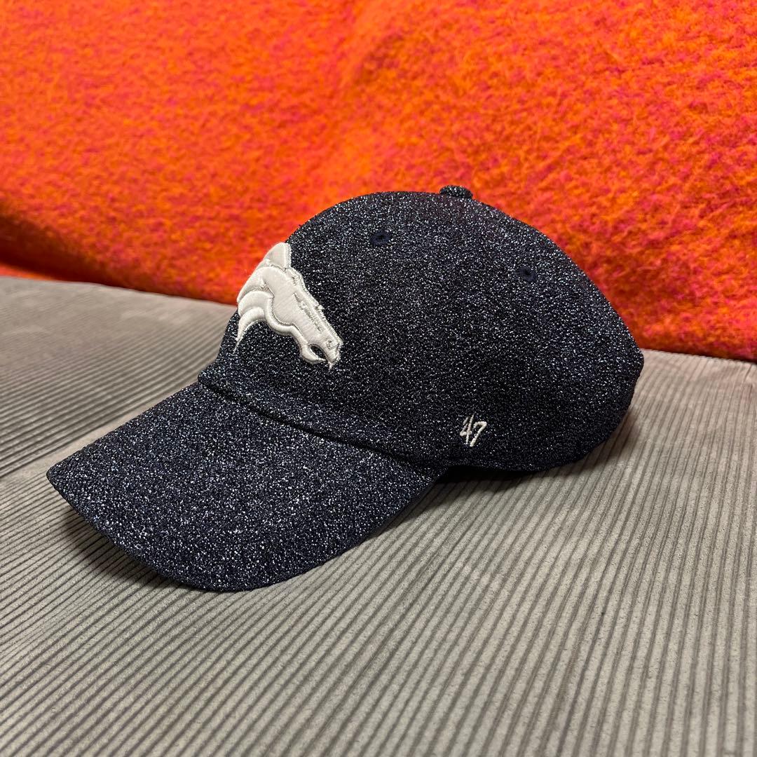 y2k デンバーブロンコス　47 ラメキャップ