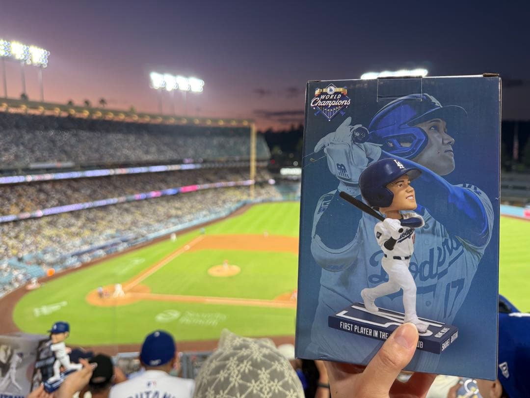 [球場限定]大谷翔平8/27 ボブルヘッド人形50/50