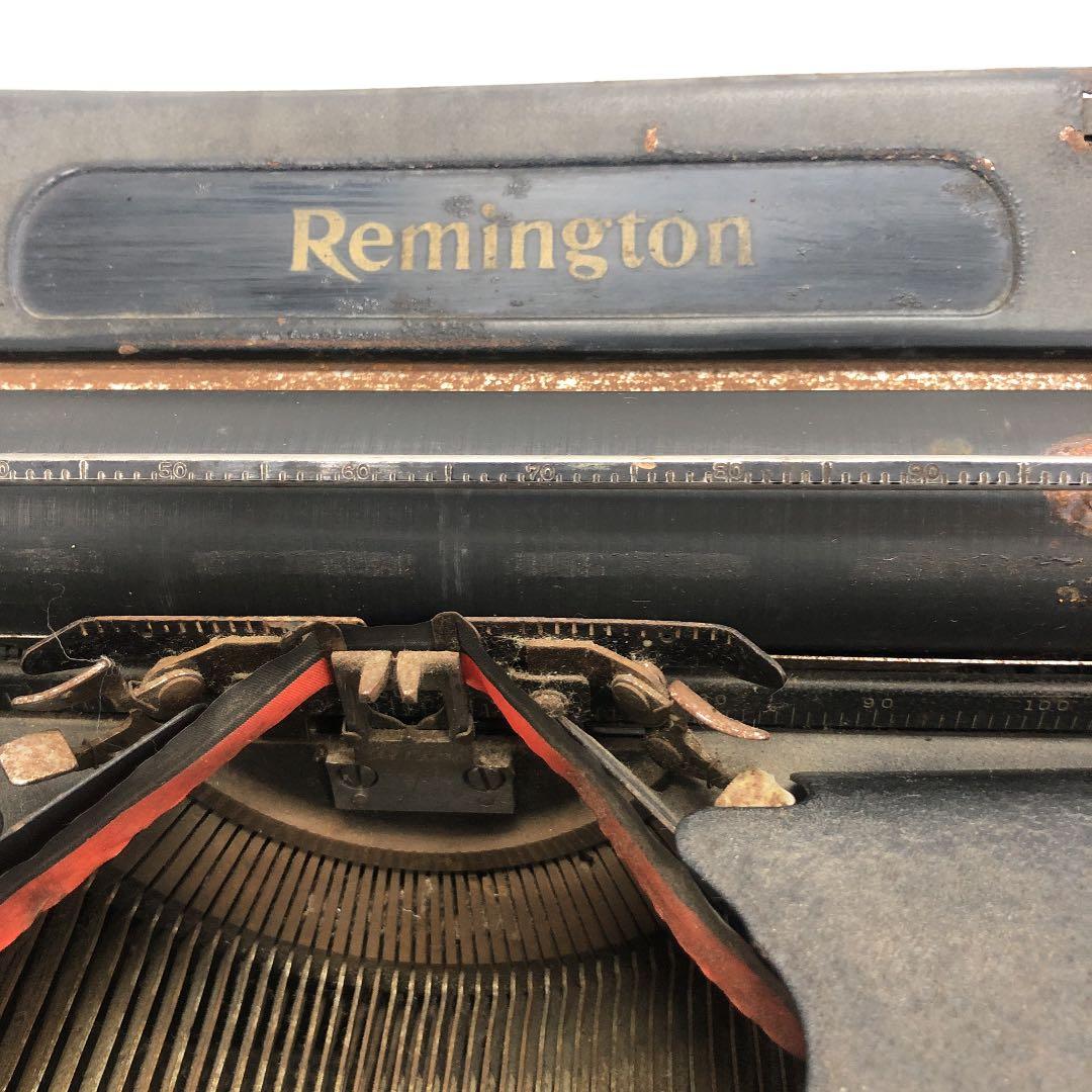 早乙女一弘 アメリカレミントン製タイプライター、ジャンク品アンティーク