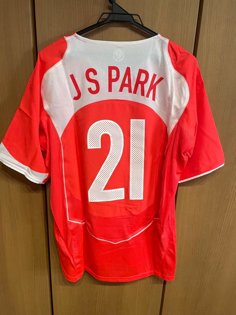 2004韓国代表ユニフォーム　リイシュー ジャージー #21 パク・チソン朴智星