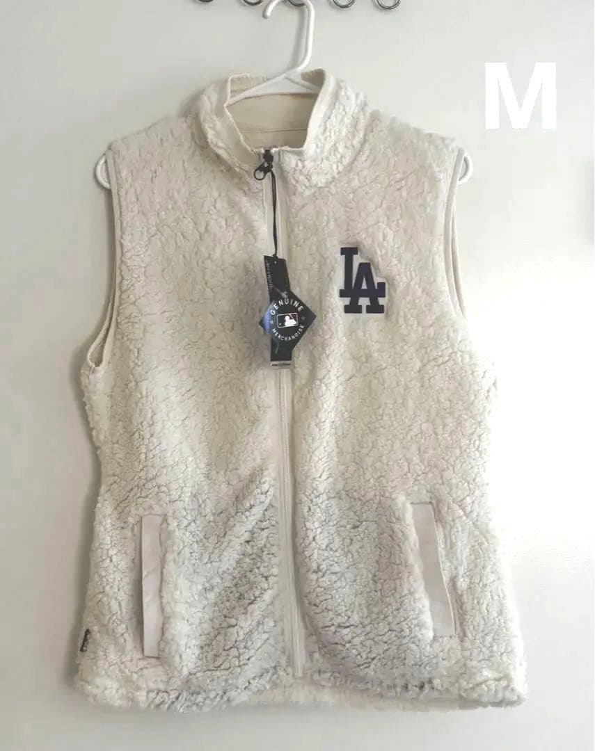 ロサンゼルス　ドジャース　フリース　ベスト　米国購入　新品