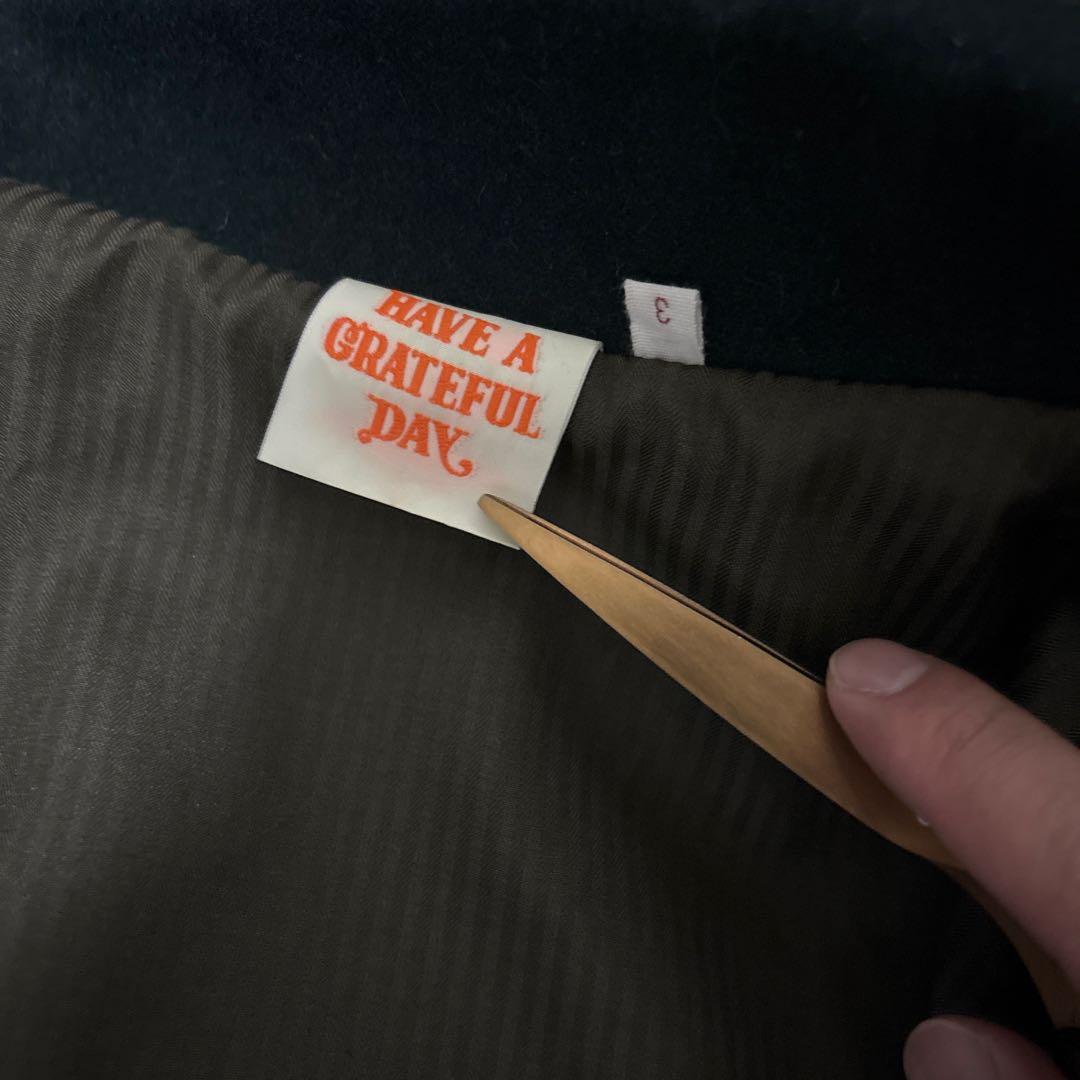 【マミー】HAVE A GRATEFUL DAY バラ刺繍ジャケット L