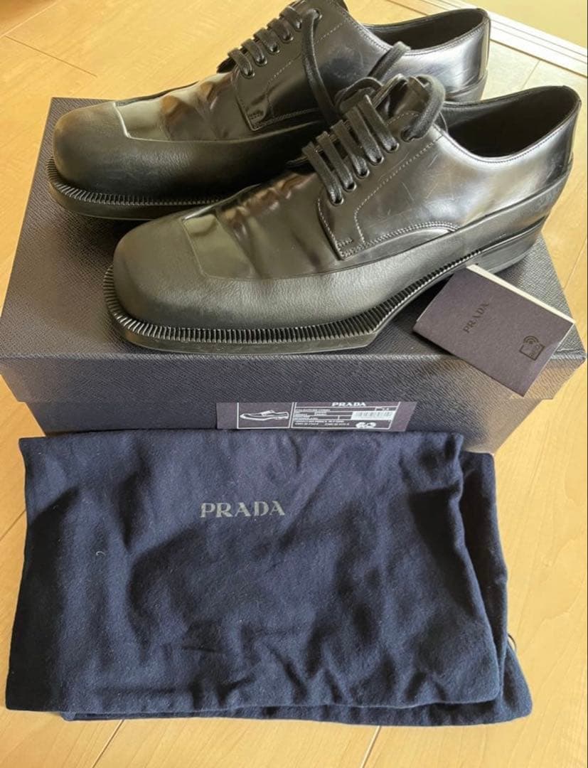 K*a様 PRADAラバーソール　ブラック　約26.5㎝（UK 7.5）　アーカ