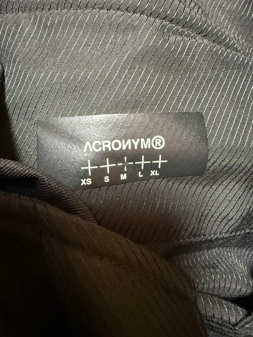 ACRONYM アクロニウム P15-DS 23AW 黒 サイズＭ
