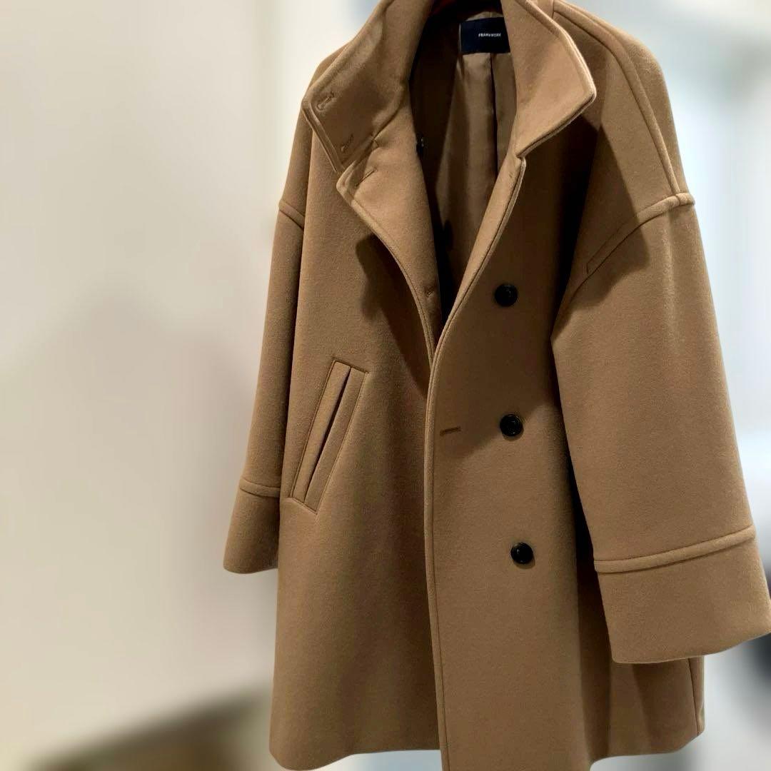 FRAMeWORK メルトンスタンドポンチョコート