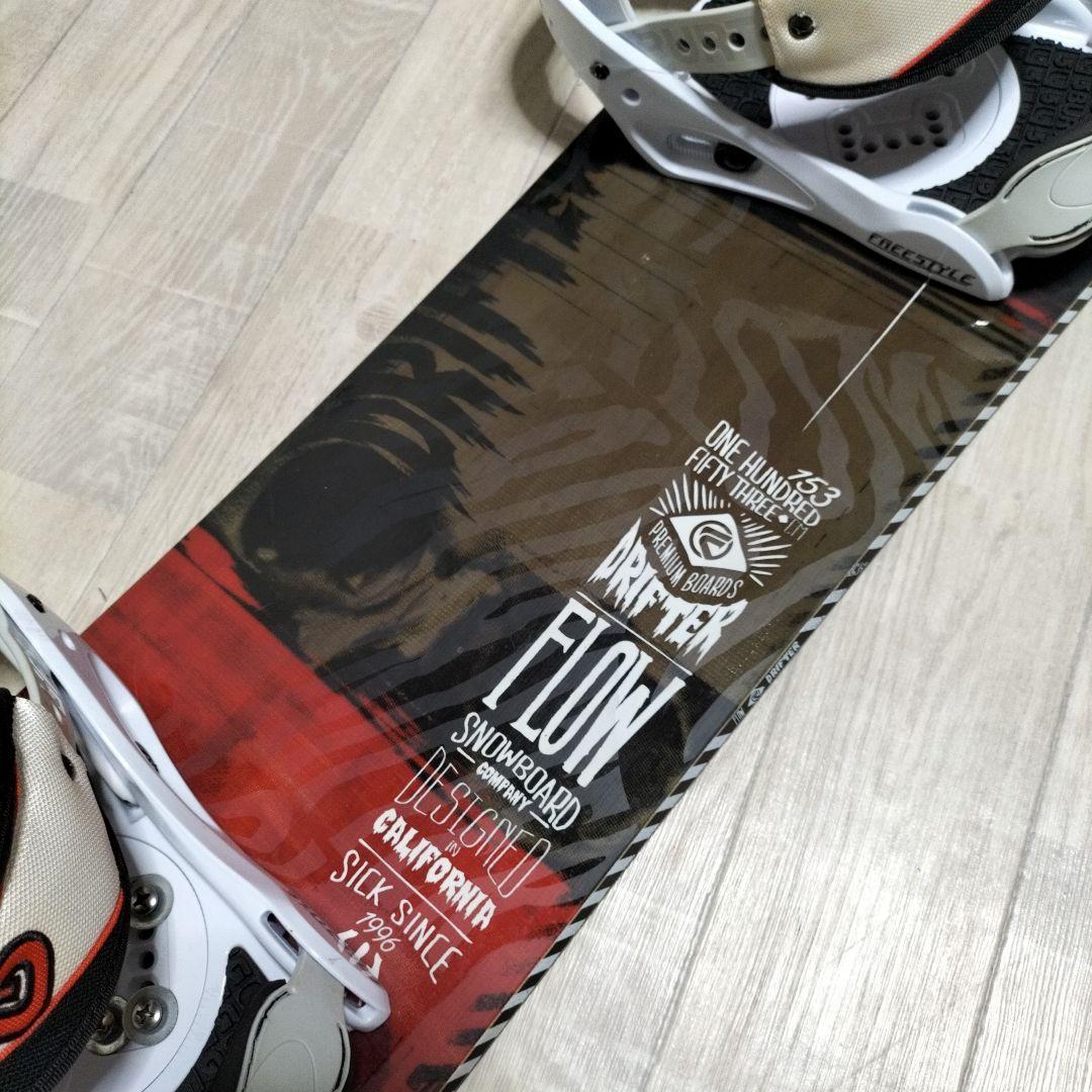 FLOW フロー　BURTON スノーボード板　　ダブルキャンバー