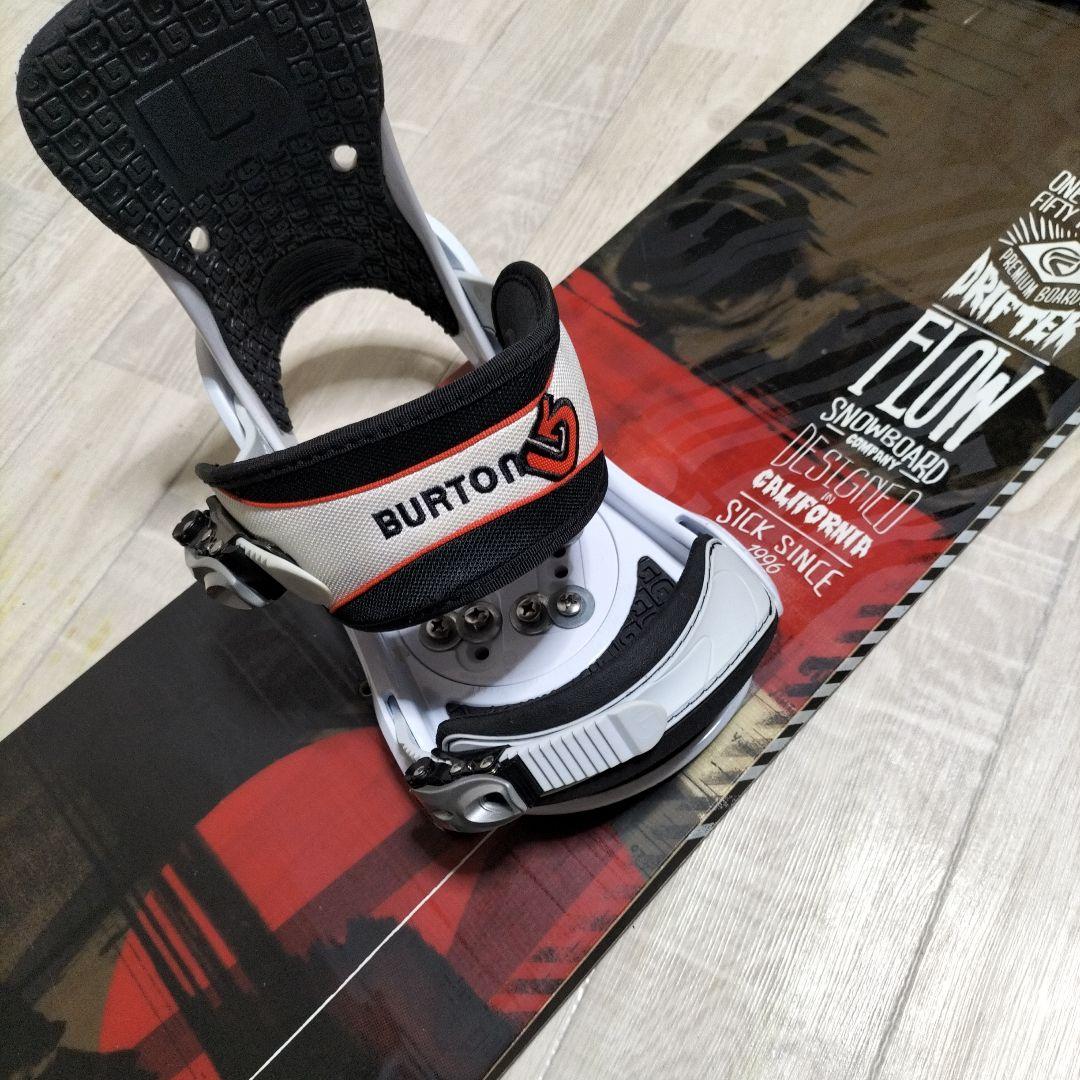 FLOW フロー　BURTON スノーボード板　　ダブルキャンバー