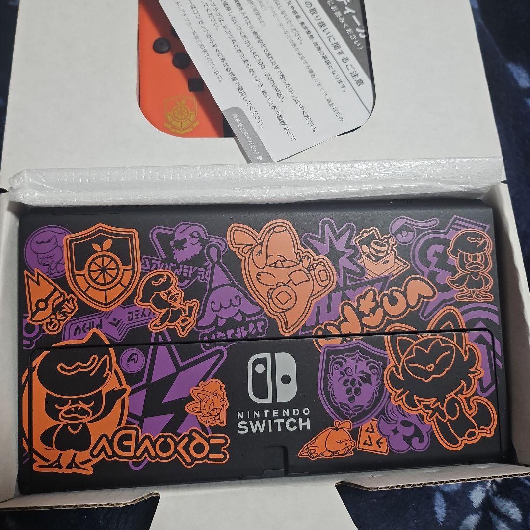 Switch Nintendo Switch 有機ELモデル スカーレット・バ…
