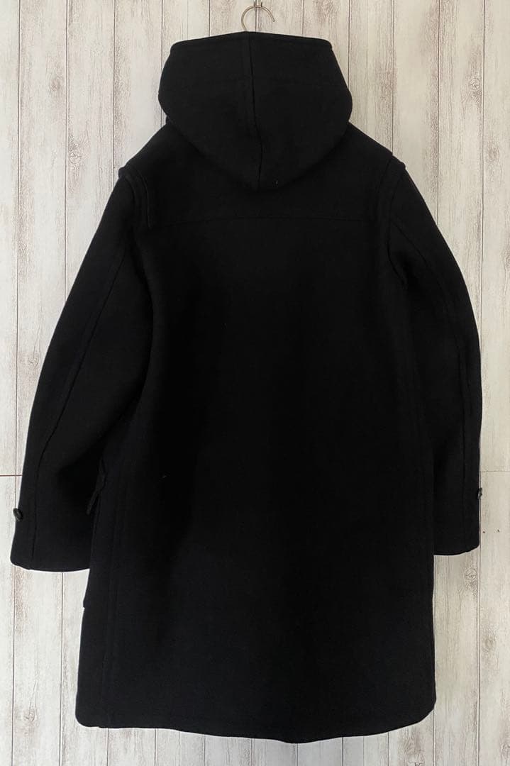 Auralee HEAVY MELTON DUFFLE COAT ブラック 3